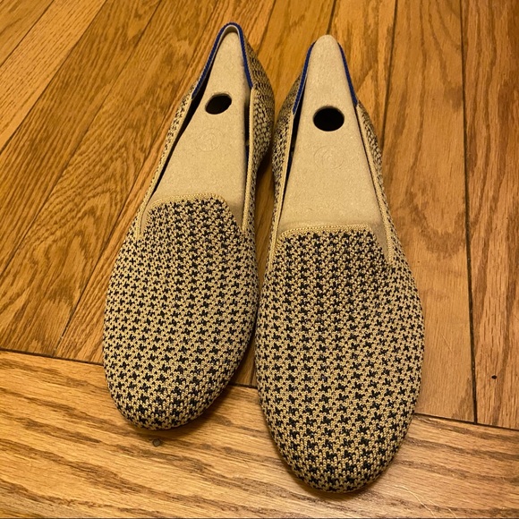 Rothy’s Gold Houndstooth Loafers, sz 10 - Picture 2 of 6